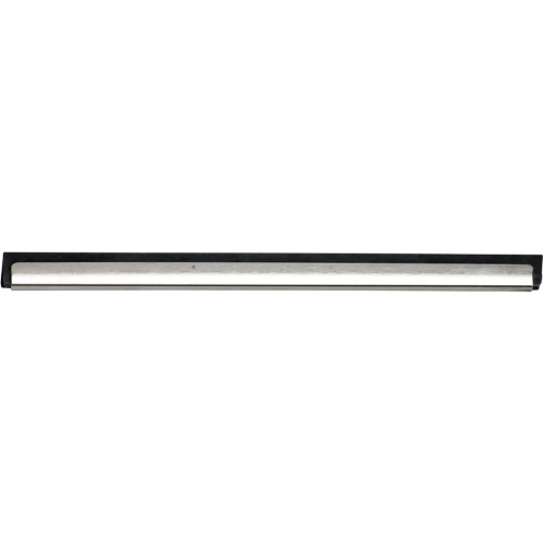 Window Squeegee Channel and Rubber, 18", Rubber, Stainless Steel Frame Nia-Chem Ltd.