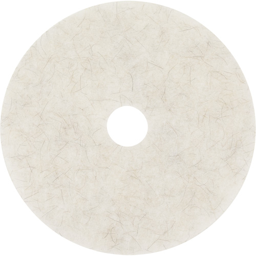 Natural Blend Pad, 17", Burnishing, White Nia-Chem Ltd.