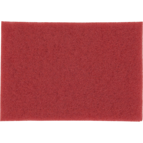 Tampon haute performance, 14" x28", Lustrage/Nettoyage, Rouge Nia-Chem Ltd.