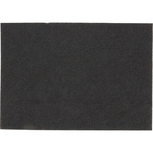 Tampon pour planchers, 14" x 28", D&eacute;capant, Noir Nia-Chem Ltd.