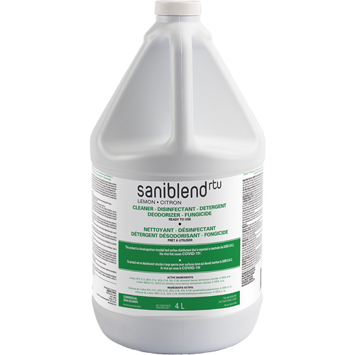 D&eacute;sinfectant et assainissant SaniBlend pr&ecirc;t &agrave; l'emploi, 4 L, Cruche Nia-Chem Ltd.