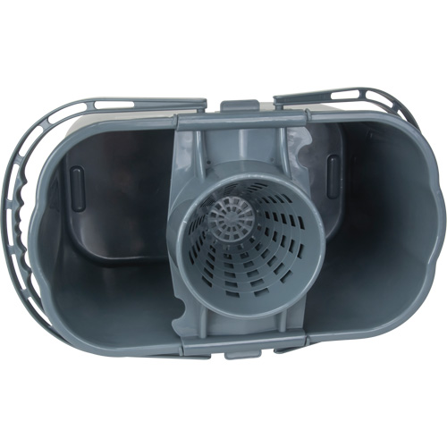 Mop Pail & Wringer, Strainer, 3.75 US Gal.(15 Quart), Grey Nia-Chem Ltd.