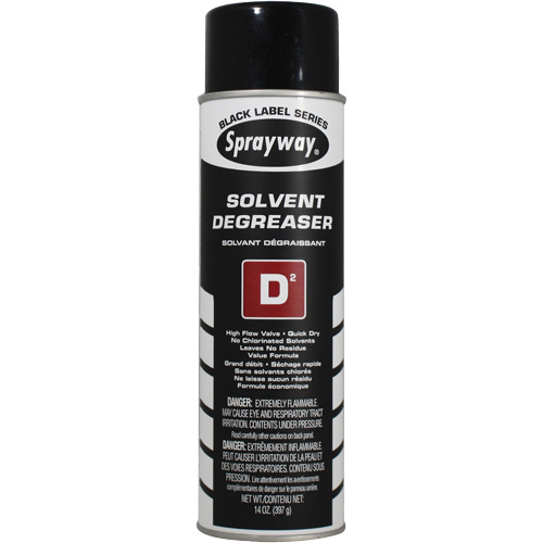 Solvant d&eacute;graissant D2, Canette a&eacute;rosol Nia-Chem Ltd.