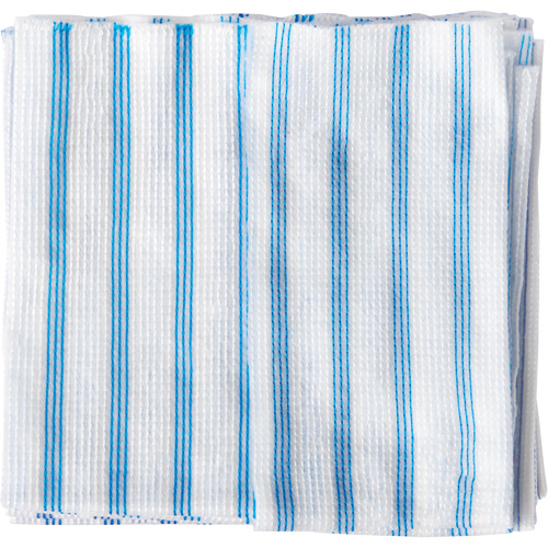 Disposable Single-Use Cloths, Microfibre, Blue/White Nia-Chem Ltd.