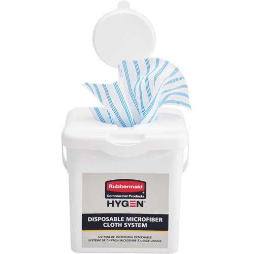Seau de chargement pour chiffons microfibres, Blanc Nia-Chem Ltd.