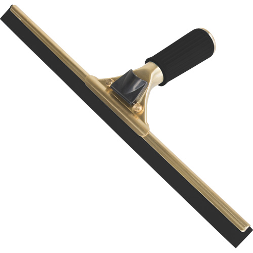 Handheld Window Squeegee, 14", Rubber, Brass Frame Nia-Chem Ltd.
