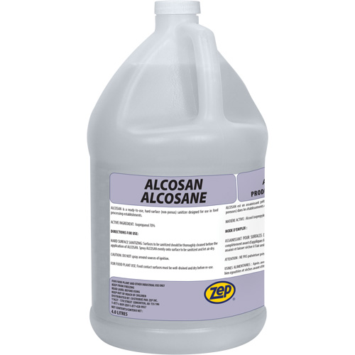 D&eacute;sinfectant de surfaces dures Alcosan, 4 L, Cruche Nia-Chem Ltd.
