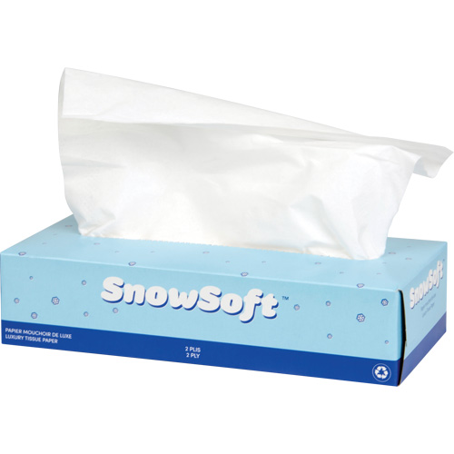 Snow Soft Premium Facial Tissue, 2 Ply, 7.4" L x 8.4" W, 100 Sheets/Box Nia-Chem Ltd.