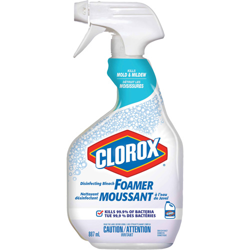 Mousse d&eacute;sinfectante &agrave; l'eau de Javel, 887 ml, Bouteille &agrave; g&acirc;chette Nia-Chem Ltd.
