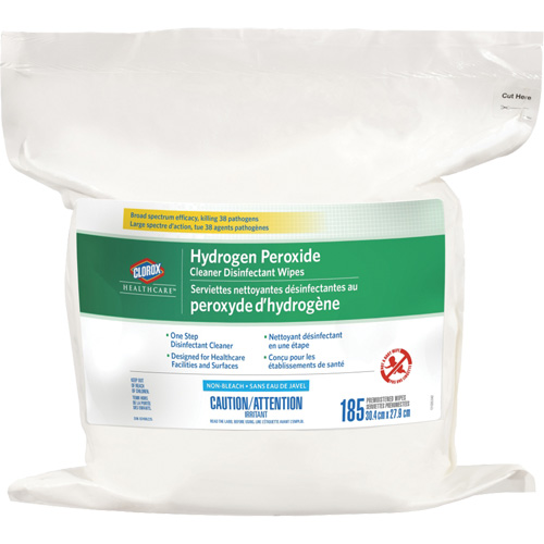 Healthcare&reg; Hydrogen Peroxide Cleaner Disinfecting Wipes, 185 Count Nia-Chem Ltd.