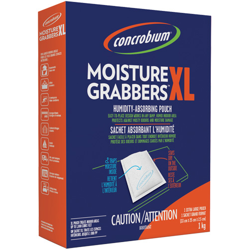 Sachets d&eacute;shydratants Concrobium Moisture Grabbers XL Nia-Chem Ltd.