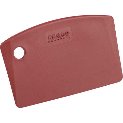 Mini grattoir de paillasse perceptible par d&eacute;tecteur de m&eacute;tal, Rouge, 5-1/4" la x 3-2/5" lo Nia-Chem Ltd.