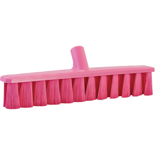 UST Soft Push Broom, Fine Bristles, 15-1/4", Polyester, Pink Nia-Chem Ltd.