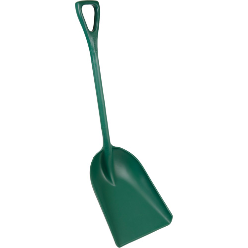 Pelle monobloc perceptible par d&eacute;tecteur de m&eacute;tal, Lame 13-3/4" x 17", Longueur de 42-1/2", Plastique, Vert Nia-Chem Ltd.