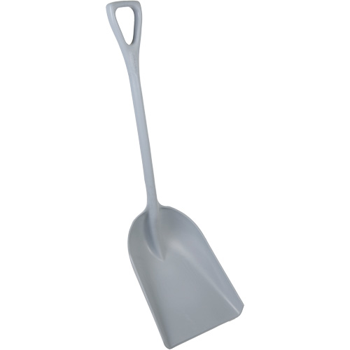 Pelle monobloc perceptible par d&eacute;tecteur de m&eacute;tal, Lame 13-3/4" x 17", Longueur de 42-1/2", Plastique, Gris Nia-Chem Ltd.