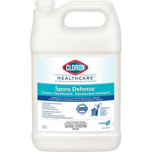 D&eacute;sinfectant nettoyant Clorox Healthcare Spore Defense, 3,78 L, Cruche Nia-Chem Ltd.