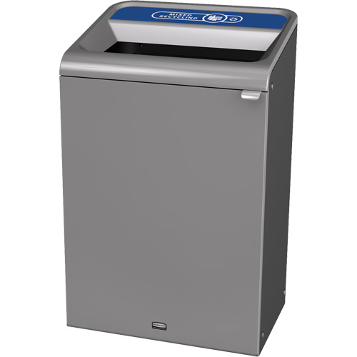 Conteneur pour d&eacute;chets de recyclage m&eacute;lang&eacute;s Configure, Vrac/Bord de rue/De bureau, Acier, 33 gal. US Nia-Chem Ltd.