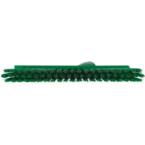 Balai biseaut&eacute; avec pas de vis inclin&eacute;, Crins Moyen, 10", Polyester, Vert Nia-Chem Ltd.
