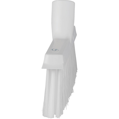 Balai biseaut&eacute; avec pas de vis inclin&eacute;, Crins Moyen, 10", Polyester, Blanc Nia-Chem Ltd.