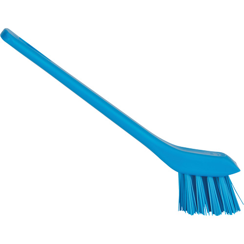 Brosse avec rebord grattoir, Soies Ferme, Longueur de 6", Bleu Nia-Chem Ltd.