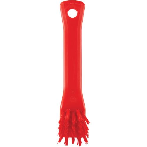 Brosse avec rebord grattoir, Soies Ferme, Longueur de 6", Rouge Nia-Chem Ltd.