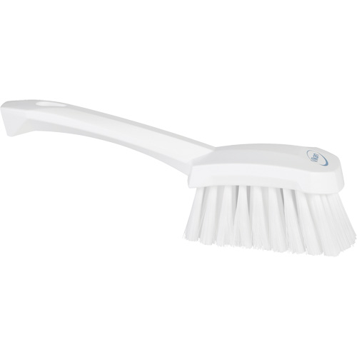 Brosse &agrave; r&eacute;curer avec manche court, Soies Doux, Longueur de 10-1/2", Blanc Nia-Chem Ltd.