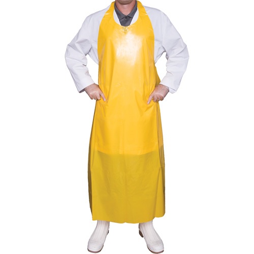 Top Dog 8 Mil. Apron, Polyurethane, 50" L x Yellow Nia-Chem Ltd.