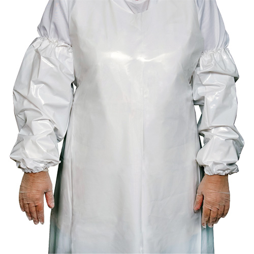 Manchettes Top Dog, 21", Polyur&eacute;thane, Blanc Nia-Chem Ltd.