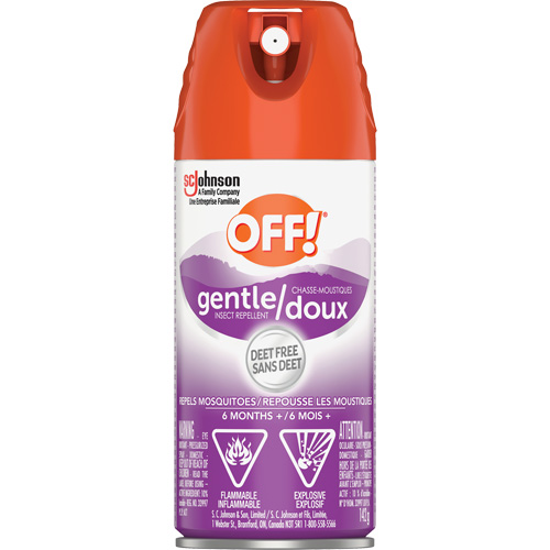 R&eacute;pulsif &agrave; insectes doux Off!, Sans DEET, A&eacute;rosol, 142 g Nia-Chem Ltd.