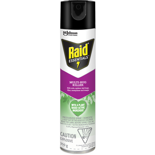 Raid&reg; Essentials Multi-Bug Killer, 350 g, Aerosol Can Nia-Chem Ltd.