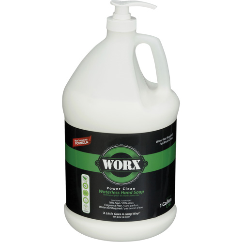 Power Clean Waterless Hand Soap, Liquid, 3.78 L, Unscented Nia-Chem Ltd.