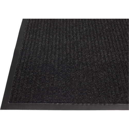 Twin Rib Matting, Wiper/Scraper, 4' x 6' x 1/4", Charcoal Nia-Chem Ltd.