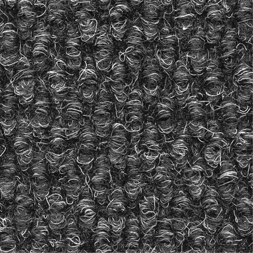 Supreme Knob Entrance Matting, Wiper/Scraper, 13-5/12' x 75-1/2' x 7/16", Charcoal Nia-Chem Ltd.