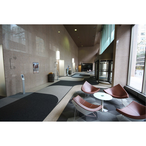 Supreme Knob Entrance Matting, Wiper/Scraper, 13-5/12' x 75-1/2' x 7/16", Charcoal Nia-Chem Ltd.