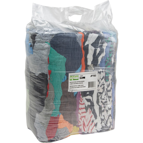 Recycled Material Wiping Rags, Cotton, Mix Colours, 25 lbs. Nia-Chem Ltd.