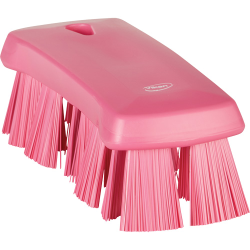 UST Hand Brush, Stiff Bristles, 6-9/10" Long, Pink Nia-Chem Ltd.