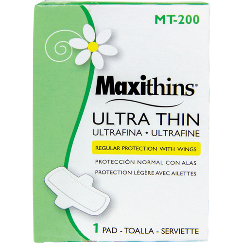 Maxithins&reg; Maxi Pad Ultra Thin with Wings Nia-Chem Ltd.