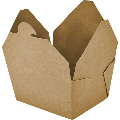 Kraft Take Out Food Containers, Corrugated, Rectangular Nia-Chem Ltd.
