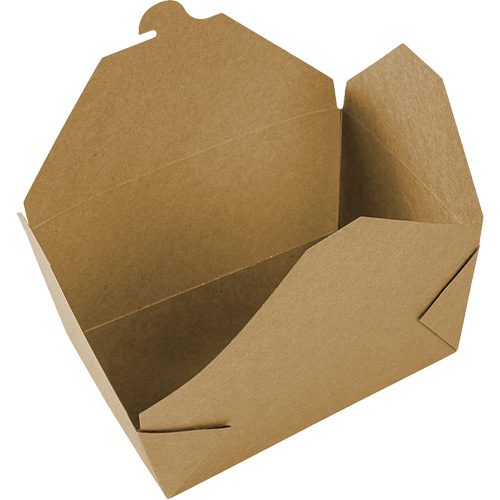 Contenants pour aliments &agrave; emporter Kraft, Ondul&eacute;, Rectangulaire Nia-Chem Ltd.