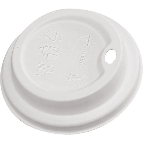 Compostable White Dome Sip Lids Nia-Chem Ltd.