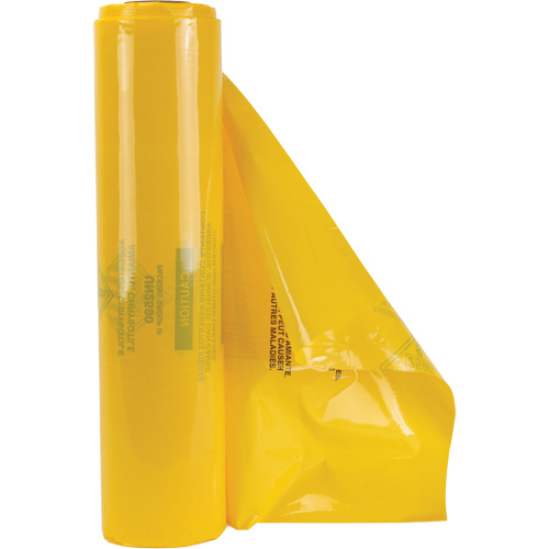 Hazardous Waste Liners, Asbestos, 40" L x 35" W, 3 mils Nia-Chem Ltd.