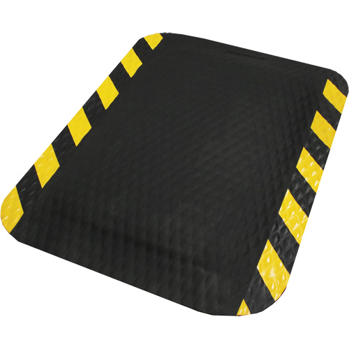 Hog Heaven Mat, Diamond, 2' x 3' x 5/8", Black/Yellow, Nitrile Nia-Chem Ltd.