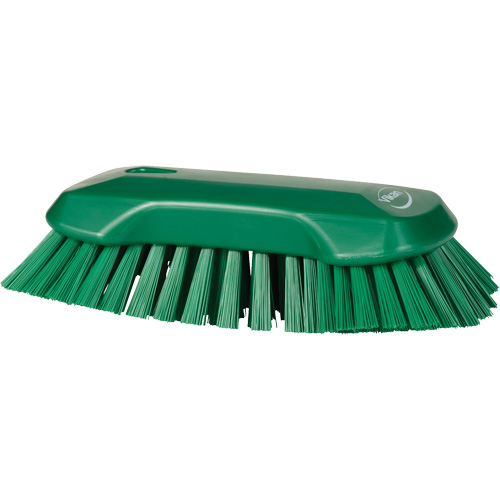Brosse &agrave; main, Soies Tr&egrave;s ferme, Longueur de 9-1/10", Vert Nia-Chem Ltd.