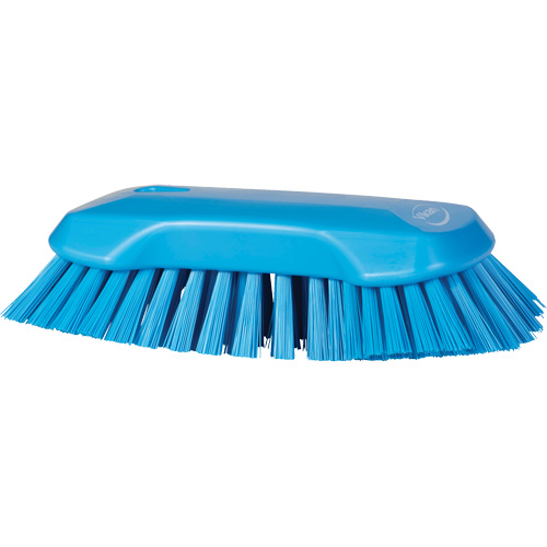 Hand Brush, Extra Stiff Bristles, 9-1/10" Long, Blue Nia-Chem Ltd.