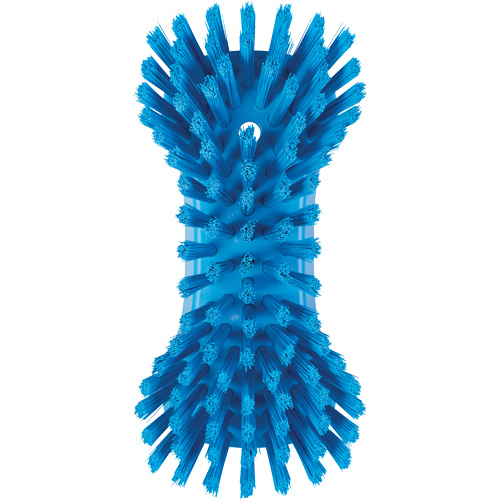Hand Brush, Extra Stiff Bristles, 9-1/10" Long, Blue Nia-Chem Ltd.