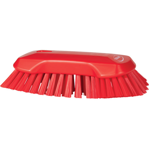 Hand Brush, Extra Stiff Bristles, 9-1/10" Long, Red Nia-Chem Ltd.