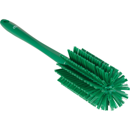 Medium Brush with Handle, Stiff Bristles, 17" Long, Green Nia-Chem Ltd.