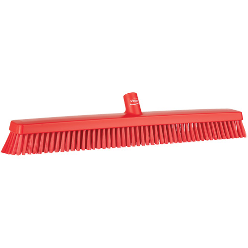 Balai-brosse robuste, Crins Fin/Ferme, 24", Rouge Nia-Chem Ltd.