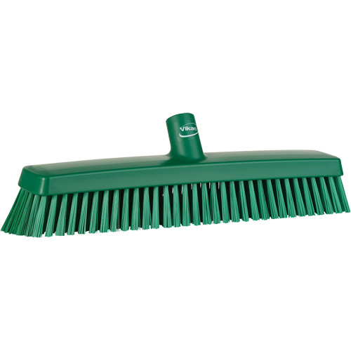 T&ecirc;te de balai-brosse, Crins Fin/Ferme, 16-1/2", Polyester/Polypropyl&egrave;ne, Vert Nia-Chem Ltd.