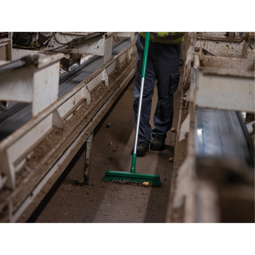 T&ecirc;te de balai-brosse, Crins Fin/Ferme, 16-1/2", Polyester/Polypropyl&egrave;ne, Vert Nia-Chem Ltd.